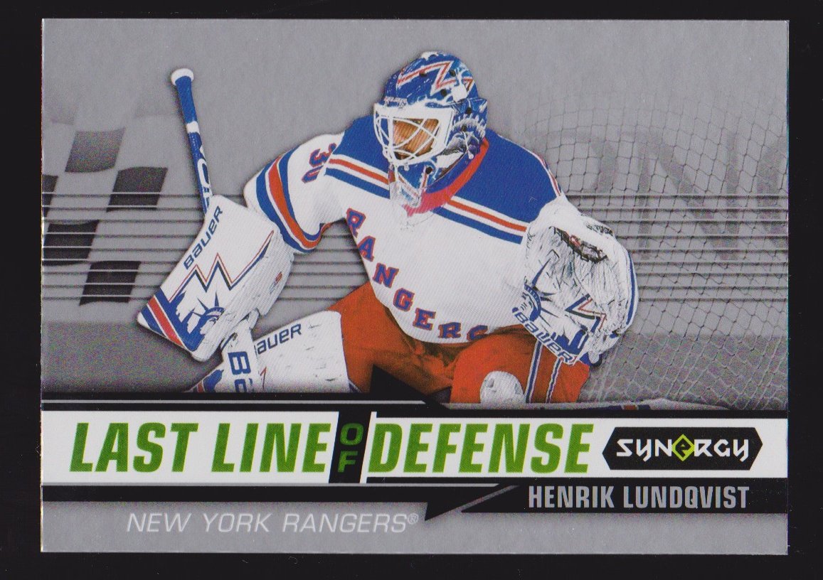 (image for) 2018-19 Synergy Last Line Of Defense #LD5 Henrik Lundqvist